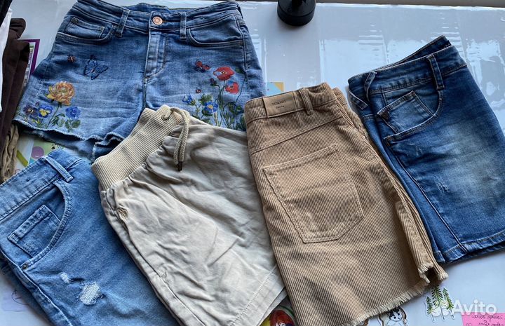 Вещи пакетом на девочку 140-152