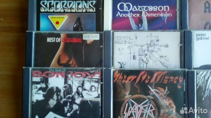 Cd диски импортные, список