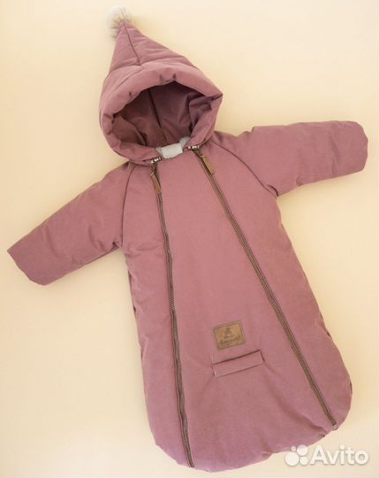 Конверт зимний для девочки 74