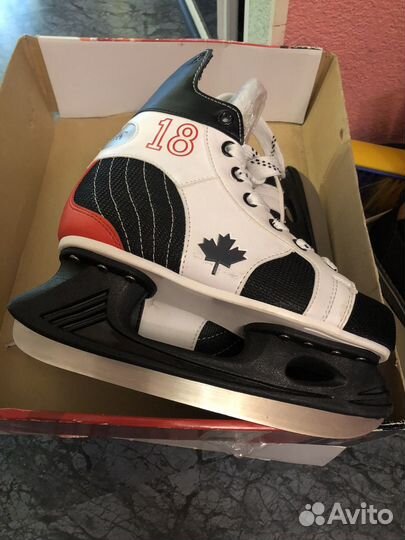 Коньки хоккейные Firemark (р.35 и 44) новые