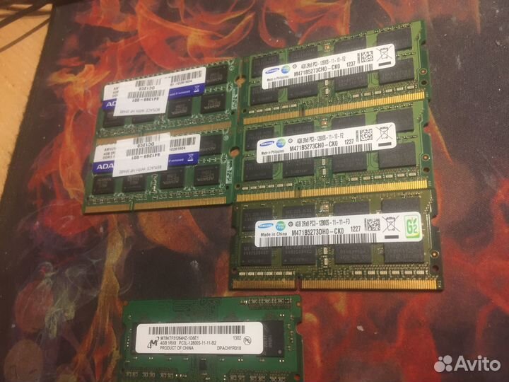 Оперативная память ddr3 для ноутбука