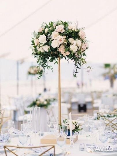 Стойки на свадьбу для декора столов