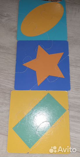 Крупные двухсторонние пазлы