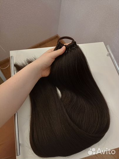 Хвост на резинке. Накладные хвосты. Волосы