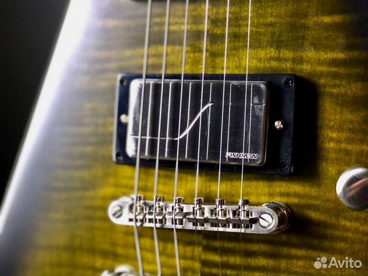 Epiphone Flying V Prophecy Yellow Tiger Aged Gloss