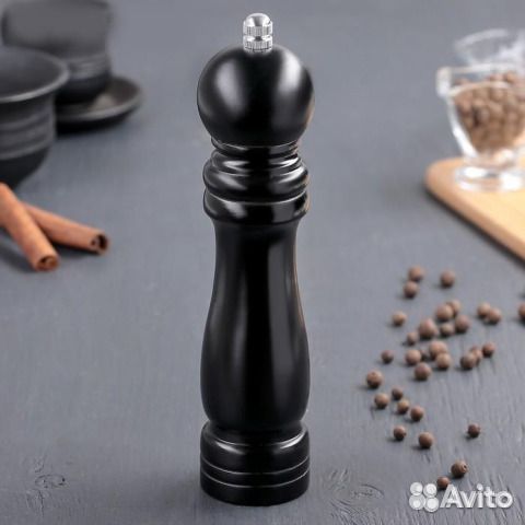 Деревянная мельница для перца и специй, 21 см