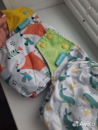 Многоразовые подгузники Happi Flute, Glor Yes eco