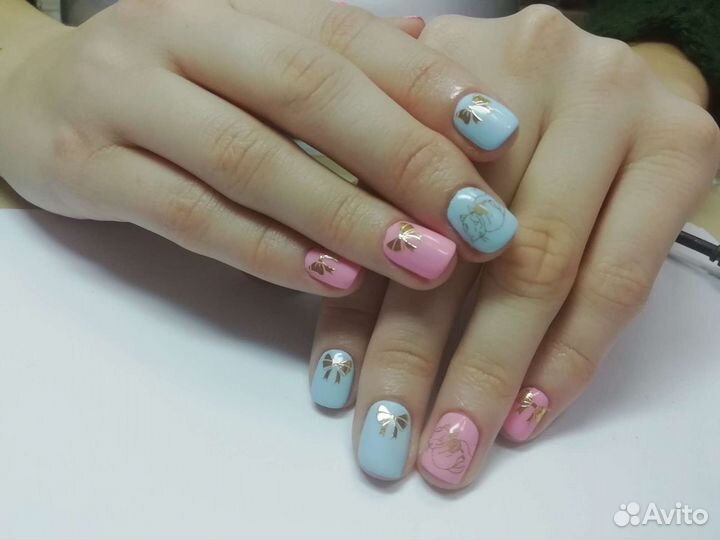 Педикюр, маникюр, брови