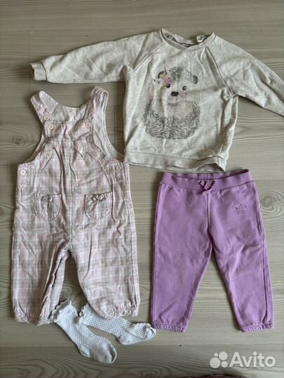 Пакет брендовых вещей на девочку 74 80 86