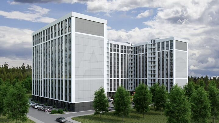 2-к. квартира, 74,6 м², 6/12 эт.