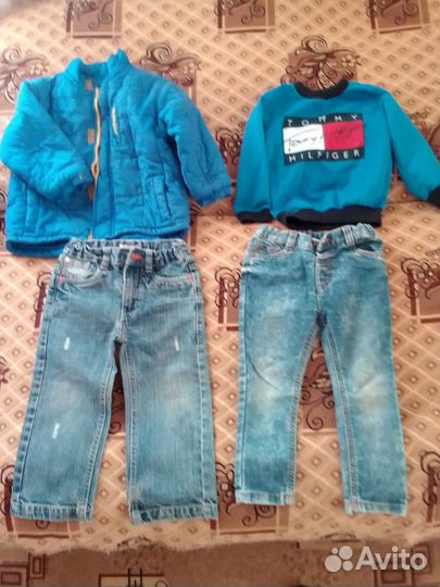 Вещи мальчикам 1,5-3г.,пакетом