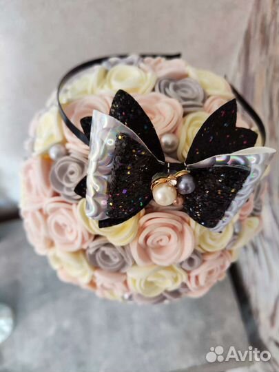Ободок для волос ручной работы