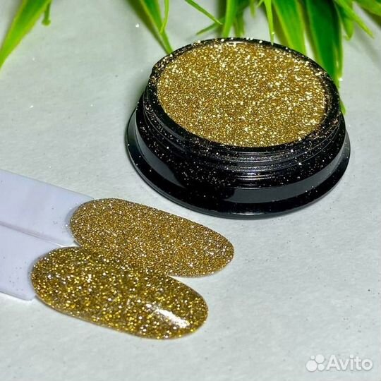 Светоотражающий пигмент для дизайна ногтей