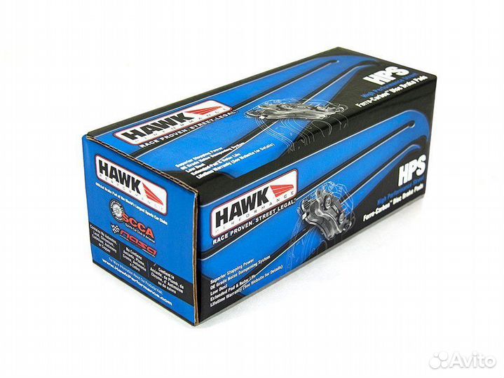 Колодки тормозные HB642F.658 hawk HPS Audi A5, A4