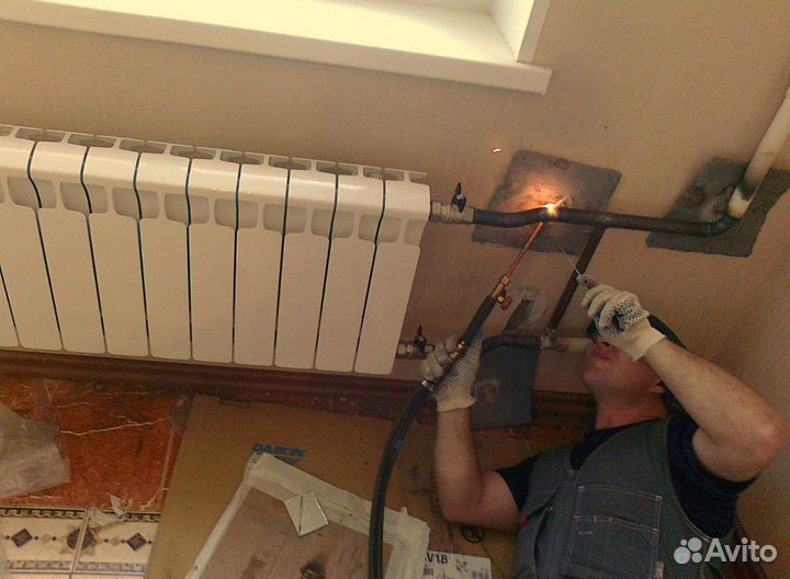 Сантехник. Услуги сантехника. Замена труб