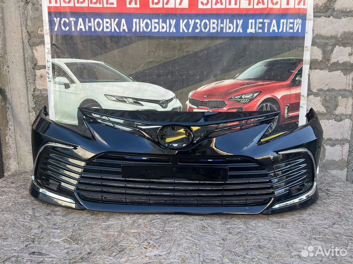 Тойота камри 75 передний бампер в сборе