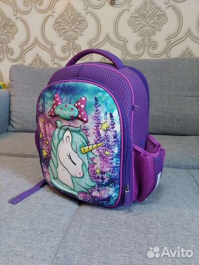 Рюкзак школьный для девочки 1 класс