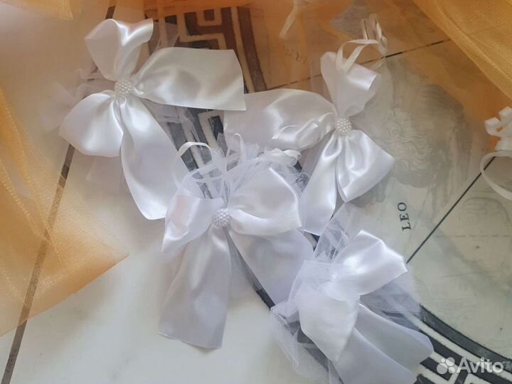 Кольца на машину свадебные