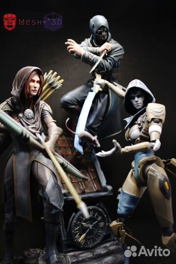 3D-печать и роспись фигурок, картины на заказ