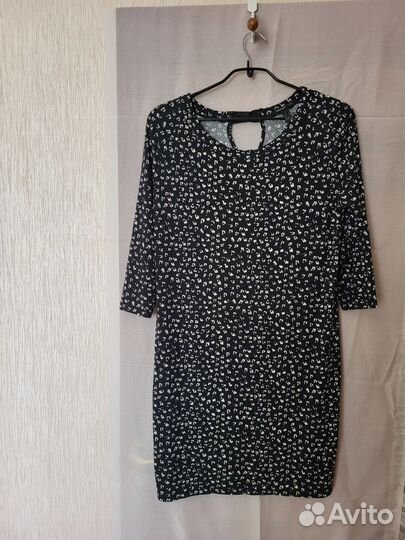 Платье mango 46р. трикотаж.бу в отличном состоянии
