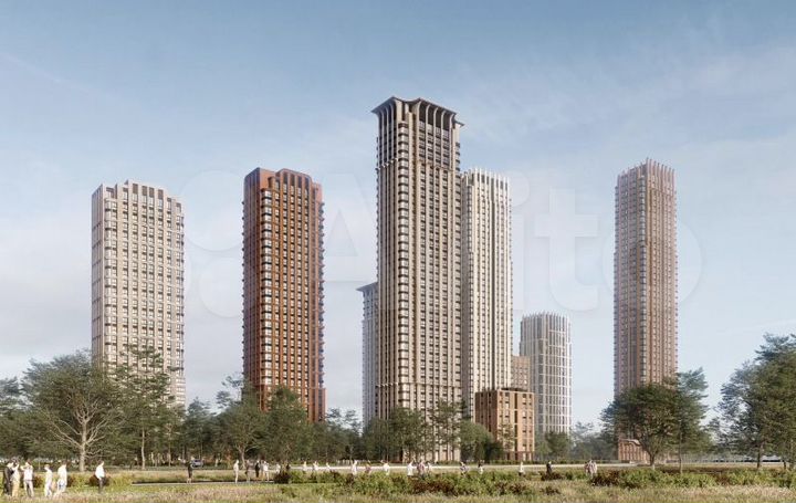 3-к. квартира, 91,7 м², 2/28 эт.