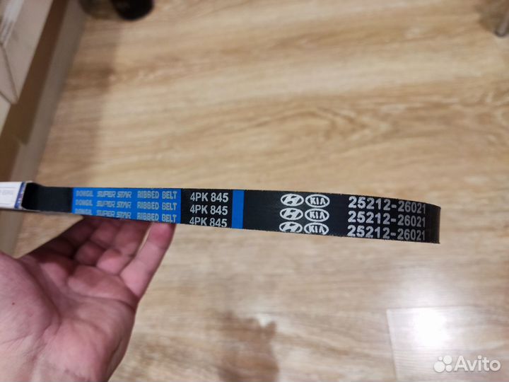 Ремень генератора и помпы Hyundai Accent, Elantra