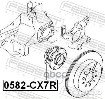 Ступица задняя mazda axela sedan & sport BK