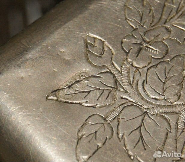 Старинный дамский портсигар русский стиль до 1917