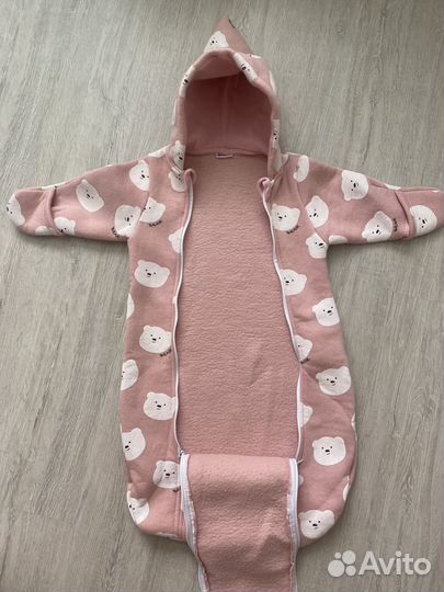 Конверт на прогулку с начесом