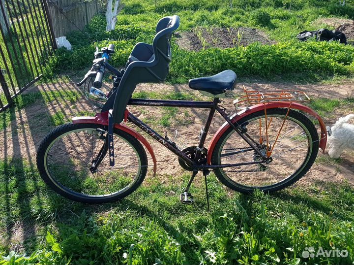 Детское велокресло переднее