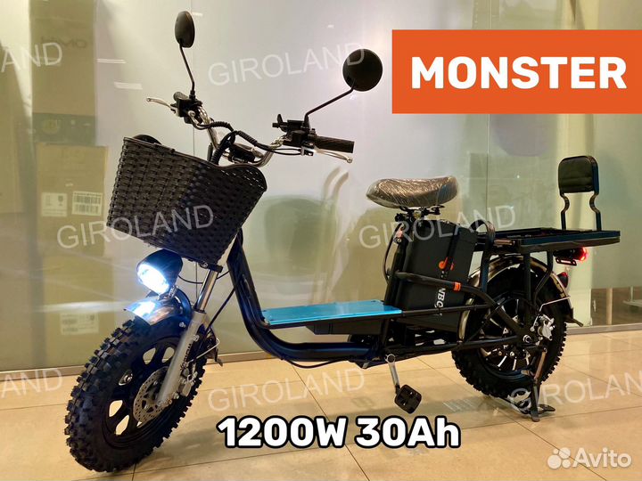 Электровелосипед monster 60v 30ah