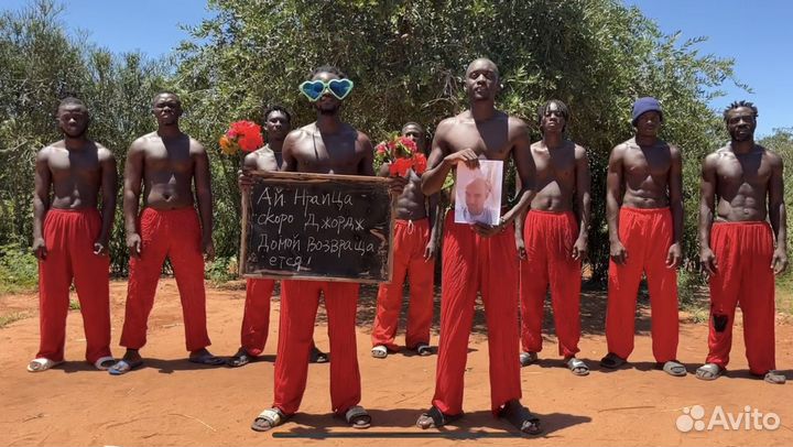 Видео поздравление из африки