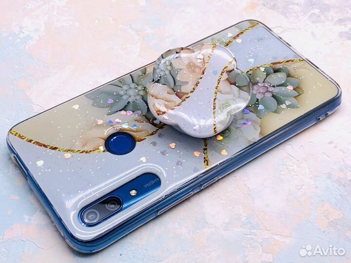 Чехол на samsung, honor, redmi силиконовый с попсо