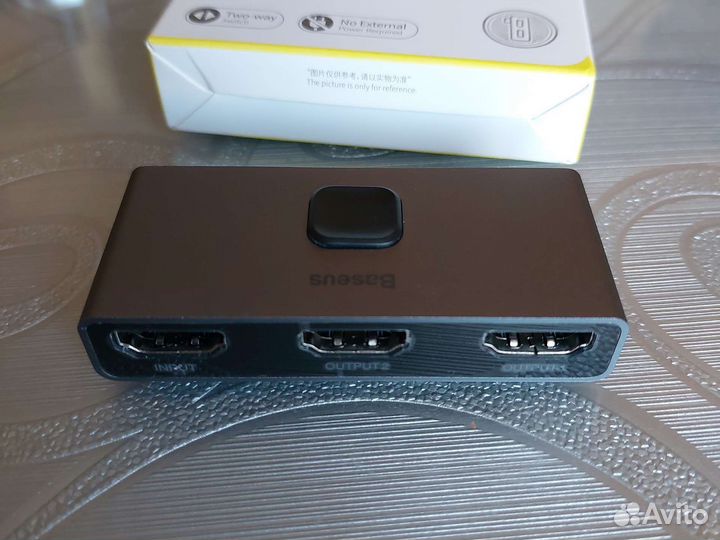 Разветвитель Baseus hdmi. Новый