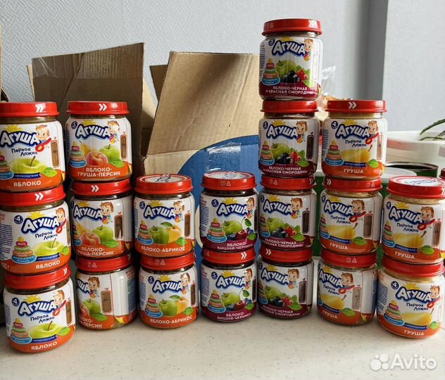 Фруктовое пюре Агуша