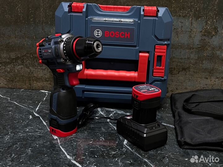 Бесщеточный шуруповерт Bosch 18V мощный