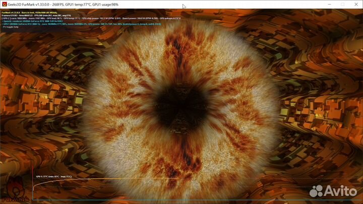 RTX 3080 ti 12GB 3х кулерная