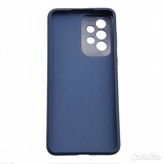 Чехол для Samsung Galaxy A33 силикон Темно-синий