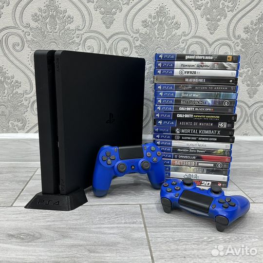 Sony PS4 Slim 500gb / Состояние идеальное