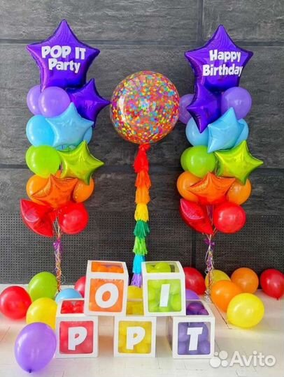 Оформление воздушными шарами