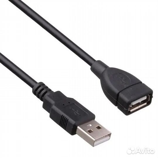 Кабель USB удлинитель (штекер-гнездо) 0,2/1,5/3м