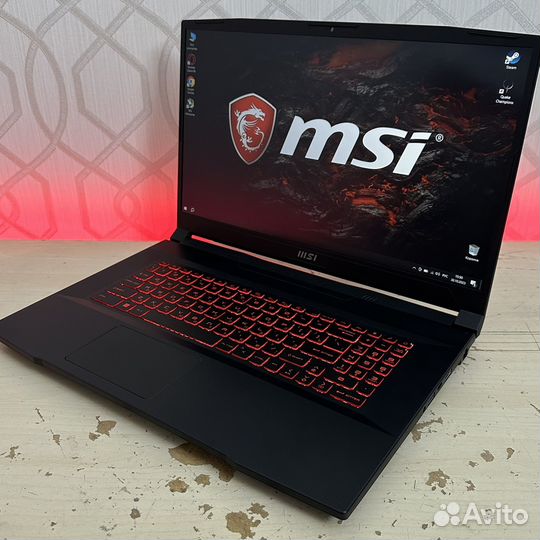 Игровой ноутбук MSI i5 11400H, GTX 1650