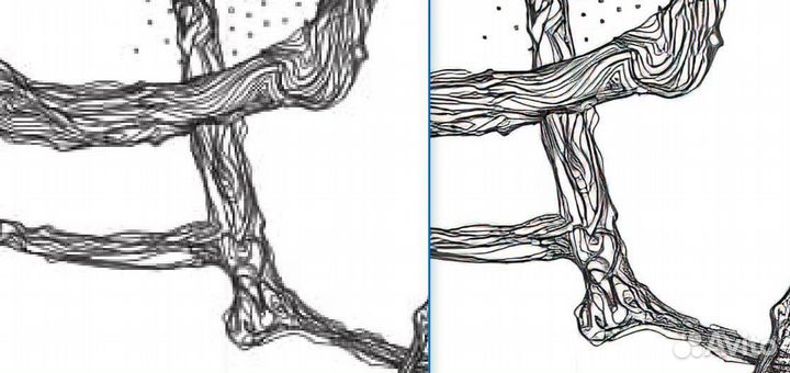Отрисовка в векторе логотипов, рисунков, схем