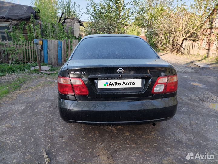 Nissan Almera 1.5 МТ, 2005, 216 000 км