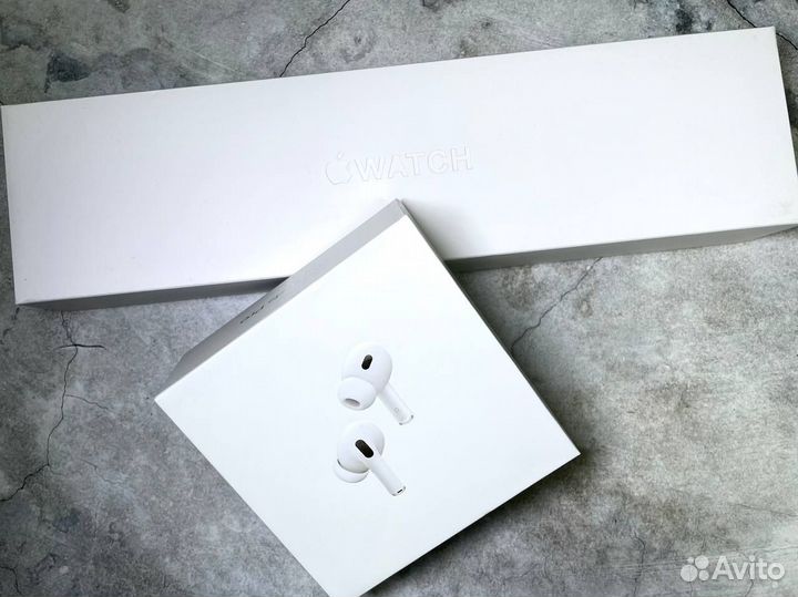 Комплект AirPods Pro 2 + Apple Watch 8