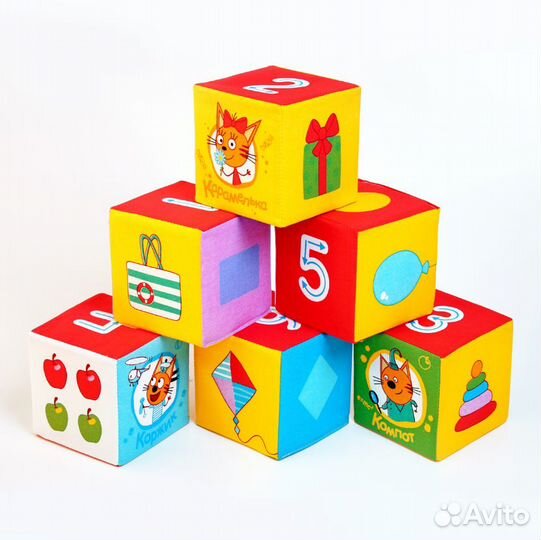 Кубики Мякиши Три Кота Математика 473 103847