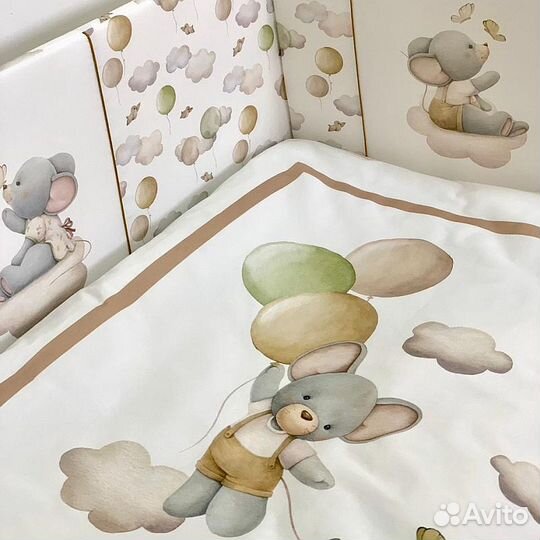 Комплект в кроватку Lappetti «Шарики» 6 предметов