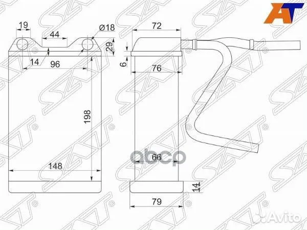 Радиатор отопителя салона toyota land cruiser #