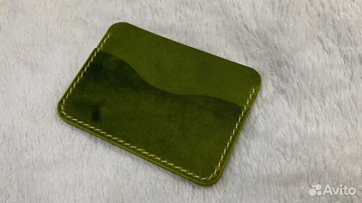 Картхолдер из натуральной кожи ручная работа