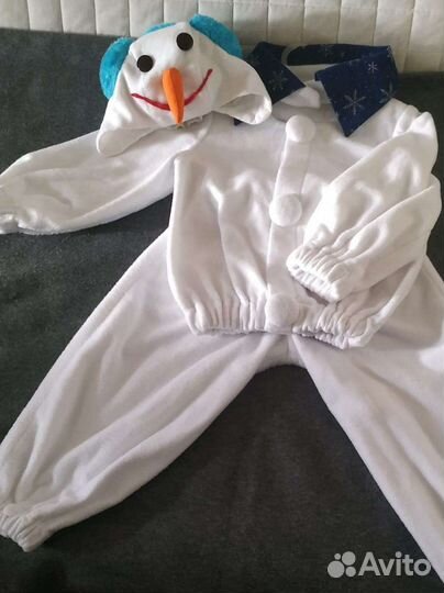 Детский новогодний костюм Снеговик